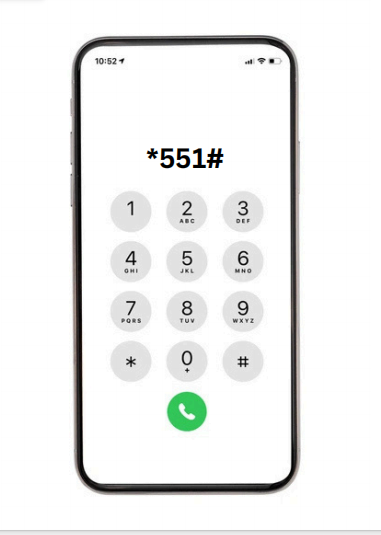 Dial *551#